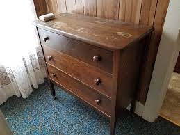 how to refinish a dresser